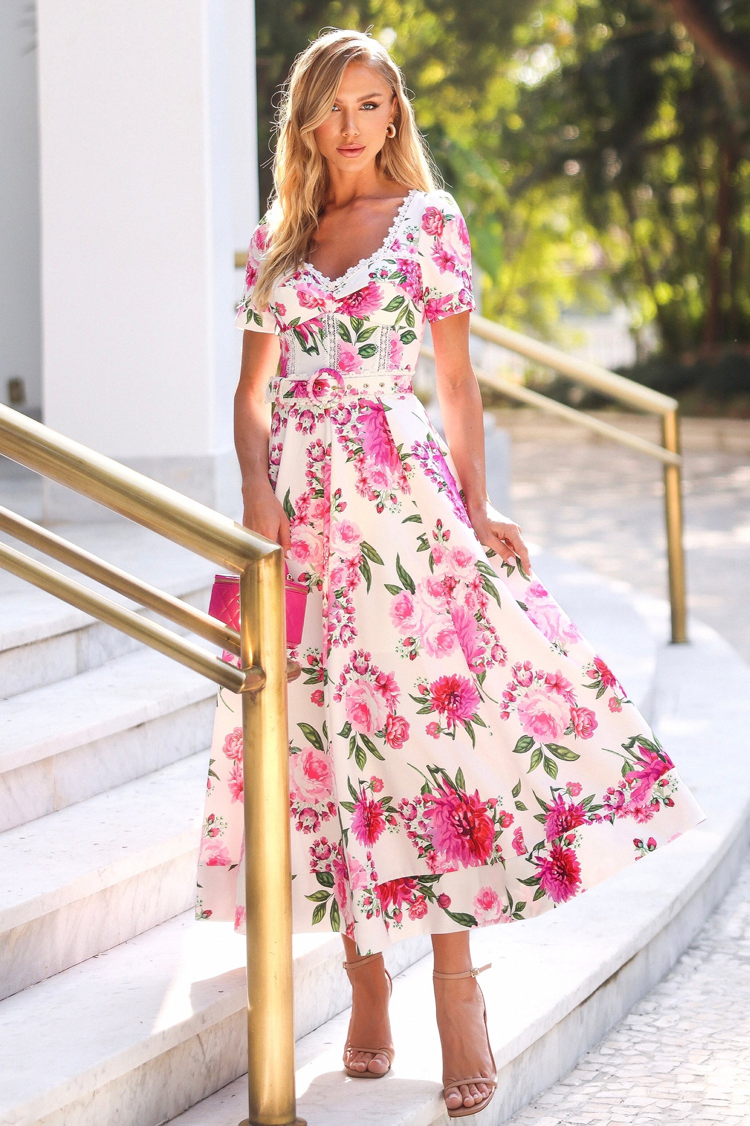 Dei Venti Floral Dress